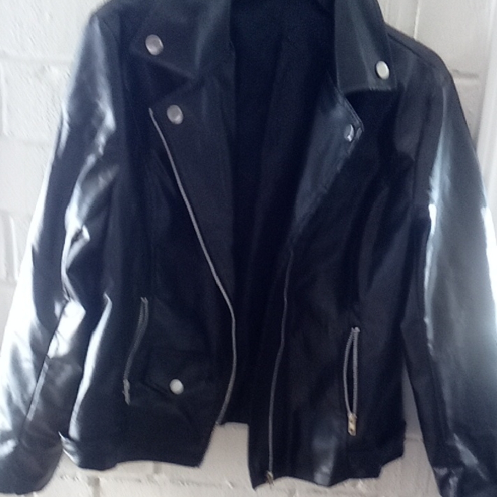 Women's Black Leather Jacket